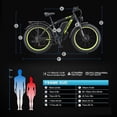 thumbnail image 5 of KETELES Electric Bike for Adults,AWD Ebikes Dual Motor Peak 4000W, 26'' Fat Tire bikes with 48V 23AH Battery Hydraulic Brake ​​Electric Bicycle, 21 Speed Mountain EBike UL 2849., 5 of 9