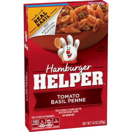 (6 Pack) Betty Crocker Hamburger Helper Tomato Basil Penne, 7.4