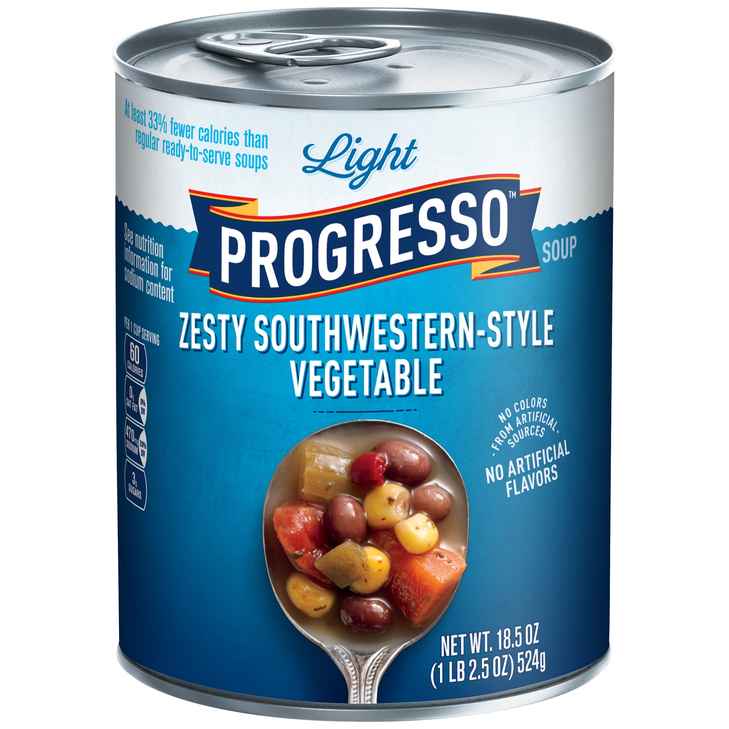 Progresso Light Zesty Southwestern-Style Vegetable Soup, 18.5 oz by General Mills Sales, Inc.