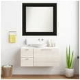 thumbnail image 3 of Amanti Art Custom Wall and Bathroom Mirror (35.75 x 37.75 in.), Mezzanine Espresso Frame, 3 of 7