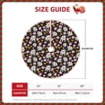 thumbnail image 2 of Sikiie Daisies Flowers Nativity Christmas Tree Skirt, Jesus Christian Winter Holiday Tree Mat Decoration(30-48IN)48", 2 of 6