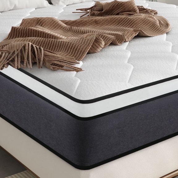 Mulinature King Mattress, 12 inch Hybrid Mattress in a Box,Medium Firm