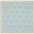 thumbnail image 6 of SAFAVIEH Dhurrie Myles Geometric Moroccan Wool Area Rug, Light Blue/Ivory, 6' x 9', 6 of 10