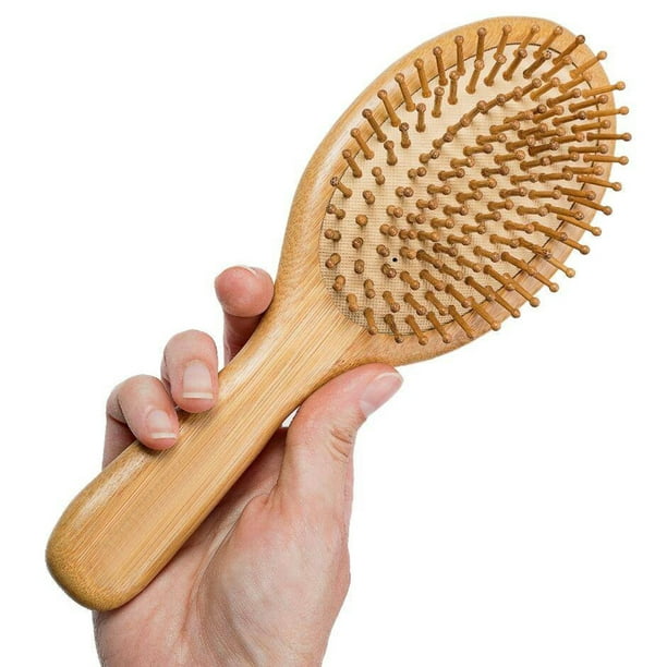Brosse à cheveux autonettoyante à une clé Peigne à dents fines antistatique  Nettoyage automatique Coussin gonflable Massage du cuir chevelu Toilettage  pour femmes