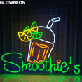 thumbnail image 3 of Glowneon Smoothie Neon Sign, Smoothie Shop Signboard Wall Led Light, 3 of 5