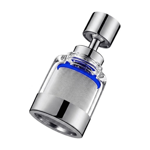 DualFerv Sink Faucet Water Filter Stainless Steel Rotatable Faucet Extender with 360° Swivel Aerator Universal Joint Spigot Extender for Kitchen  Bathroom Sink Tap Water Purification