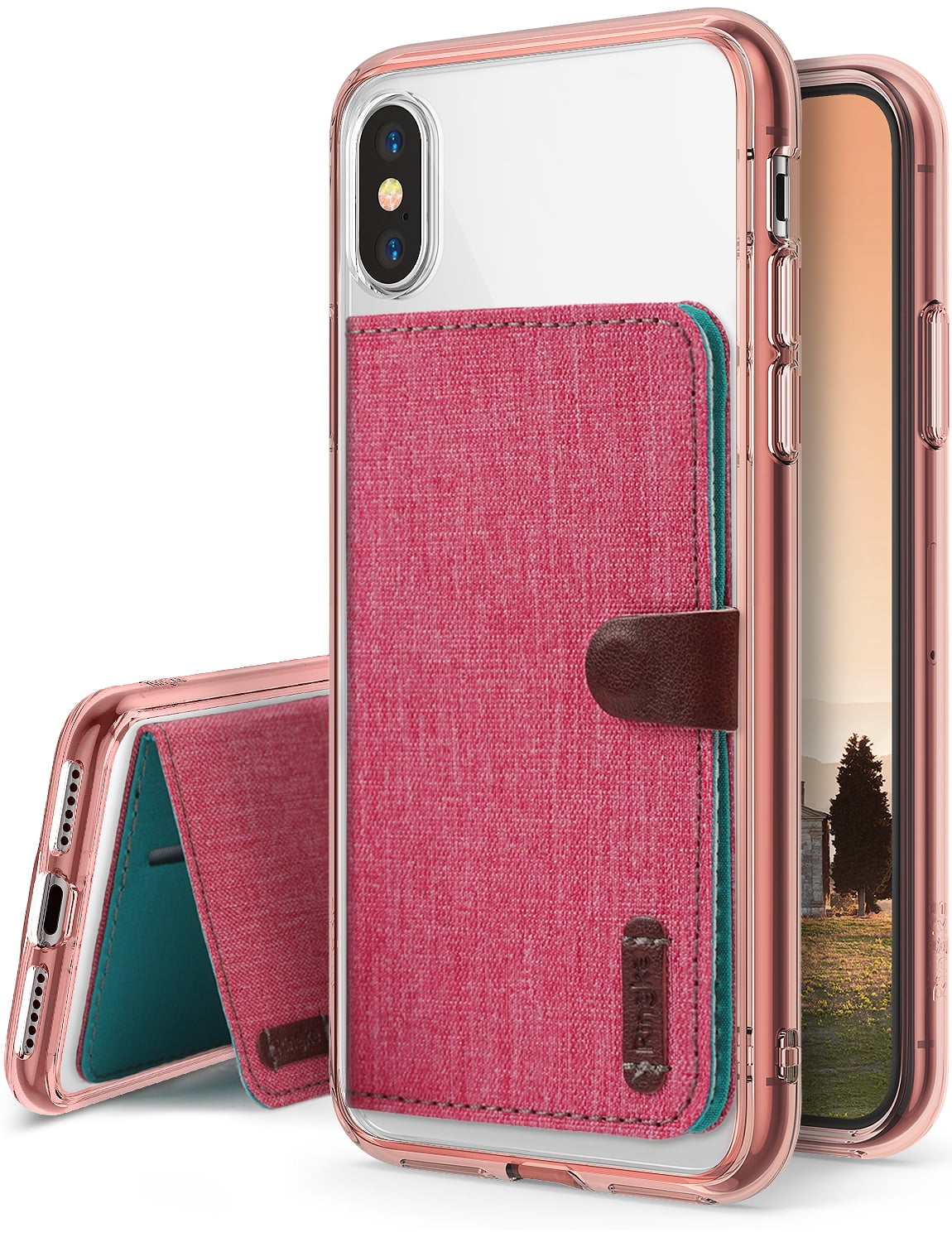 Apple iPhone X Phone Case, iPhone 10 Case [Value Accessory Kit] Ringke
