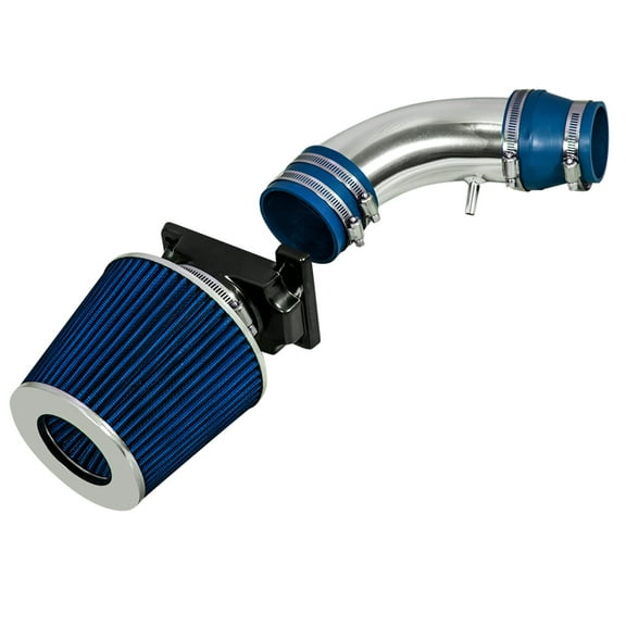 Rtunes Racing Short Ram Air Intake Kit   Filter Combo BLUE Compatible For 94-98 Mitsubishi Galant DE ES GS LS S 2.4L
