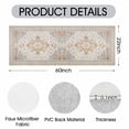 thumbnail image 6 of Washable Kitchen Runner Rug 60" x 22", Non-Slip Low Profile Kitchen Rug, Vintage Distressed Medallion Oriental Area Rug for Kitchen, Hallway & Laundry Room, Beige, 6 of 6