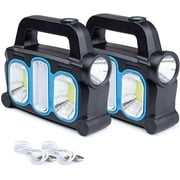 2 Pcs Led camping light Led Emergency Flashing device . 3 in 1 solar Usb Charge  in Outdoor