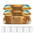 thumbnail image 2 of 3 Pcs Soft Bedding Set, Includes 1 Duvet Cover with Zipper And 2 Pillow,Shams Highland Cow with Sunflowers Twin(86"x70"), 2 of 8