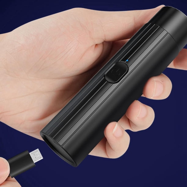 Afeitadora eléctrica pequeña, carga rápida, recargable por USB, resistente , compacta, portátil, inalámbrica, maquinilla de afeitar rotativa, , negro Yinane Mini afeitadora eléctrica