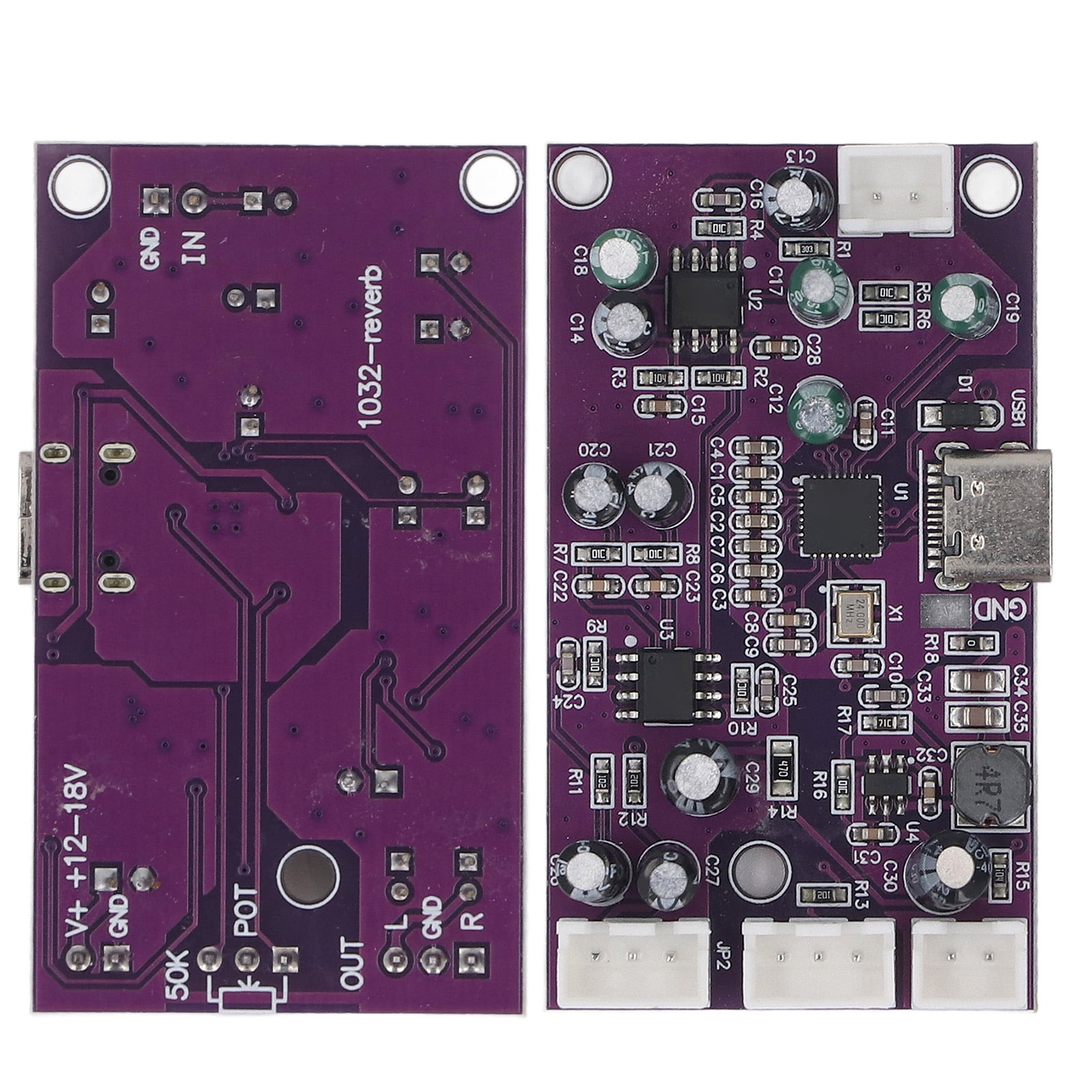 Módulo de Reverbio Digital DSP, Control de Efecto de Efecto Karaoke ...
