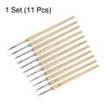 thumbnail image 4 of 11uds Pinceles de Pintura de Detalle Unique Bargains Nylon, 4 of 8