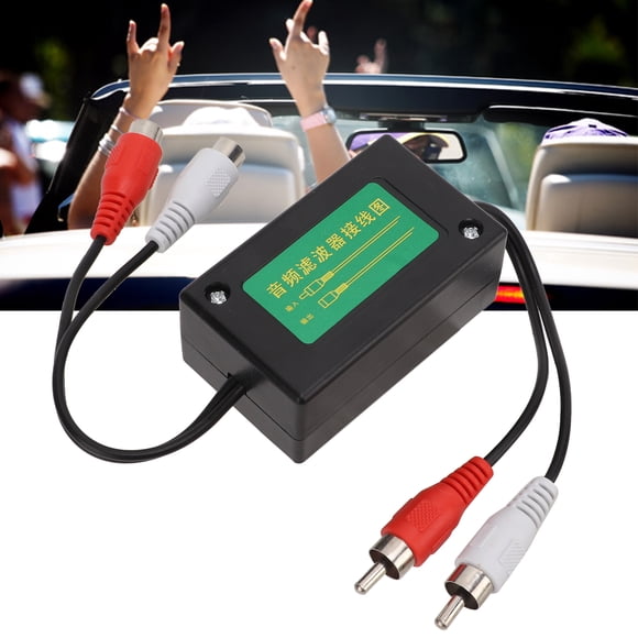 Ground Isolator, Sensitive Reliable Simple Installation Noise Filter Small Compact 3.5mm/0.1in For Speakers For Active Subwoofers