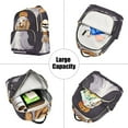 thumbnail image 5 of FORMRS Mini Backpack Purse for Women Travel Daypack Casual Shoulder Bag, Yellow Halloween Dog, 5 of 7