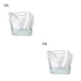 thumbnail image 1 of Unatoiry Water Bag Portable Storage Jug Convenient Waters Bottle with Inlaid Handle Collapsible Water Container for Travel 15L 2Set, 1 of 6