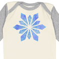 thumbnail image 4 of Inktastic Snowflake crystals diamonds Boys or Girls Long Sleeve Baby Bodysuit, 4 of 5