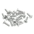 thumbnail image 1 of Unique Bargains M3x0.5x10mm 20Pack Métal Plat Rond Tête Vis Phillips Entraînement Machine Boulon, 1 of 5