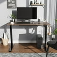 thumbnail image 5 of Mainstays Electric Standing Desk with Height Memory Presets, Headphone Hook and Cable Management, Canyon Walnut, 5 of 11