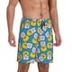 thumbnail image 2 of Balery Lovely Duck Pantalones cortos de pijama de punto de algodón para hombre con cinturilla y bolsillos-Small, 2 of 6