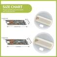 thumbnail image 3 of Kdxio Colorful Koi Fish Art Name Plate Compatible Stanley Cups Name Tag Acrylic Nameplate Tumbler Lid Topper for Cup Accessories, 3 of 9