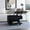 Black, variant on Particle Board Main Material - Locking Casters - Home Office - Spacious Table Top