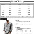thumbnail image 3 of Men's New Long Sleeved Solid Color Trendy Cotton Linen Shirt Tie Up Top M, 3 of 5