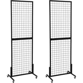 2x6 good Black Gridwall Panel with T-Leg - 2pk