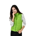 thumbnail image 5 of Chaleco de plumón para mujer de otoño e invierno Chaleco corto de plumón ligero con cuello vertical para mujer, 5 of 5