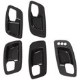 thumbnail image 4 of Garniture de Couvercle de Bol de Poignée de Porte Intérieure, Remplacement Professionnel de Couvercle de Bol de Poignée de Porte Intérieure Résistante à l'Usure pour Chrysler 300 2015-2021 pour le Style de Fibre de Carbone de Voiture, 4 of 8