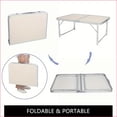 thumbnail image 3 of Picnic Tables | Mesa de picnic | Adjustable Folding for Camping BBQ, Brushed Silver | Aluminium Alloy | Table Shape:Rectangle, 3 of 8