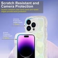thumbnail image 3 of Kawaii Case for iPhone 14 Pro, Case Cute Cartoon Green Love for Girls Kids Teens Phone Cases Cover for iPhone 14 Pro 2022 (6.1 Inch), Green Heart Pattern, 3 of 13