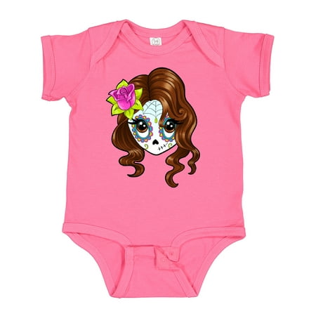 

Inktastic Cute Sugar Skull Girl Boys or Girls Baby Bodysuit