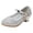 Silver, variant on Zanarzt Princess Shoes Toddler Dress Up Girl Princess Shoes Performance Shoes Mary Jane Shoes for Girls Silver,US 10.5