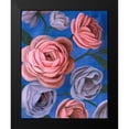 thumbnail image 2 of Popp, Grace 20x24 Black Modern Framed Museum Art Print Titled - Layered Petals II, 2 of 5