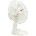 thumbnail image 5 of Brentwood Kool Zone 9" Oscillating Desk 2-Speed Fan, White, 5 of 9