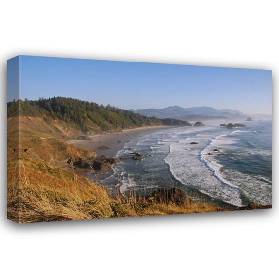 Brian Kidd 24x17 Gallery Wrapped Canvas Wall Art Titled - Ecola Afternoon I