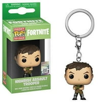 Pocket POP Fortnite Keychain Vinyl Figure Toy - Highrise Assault Troope