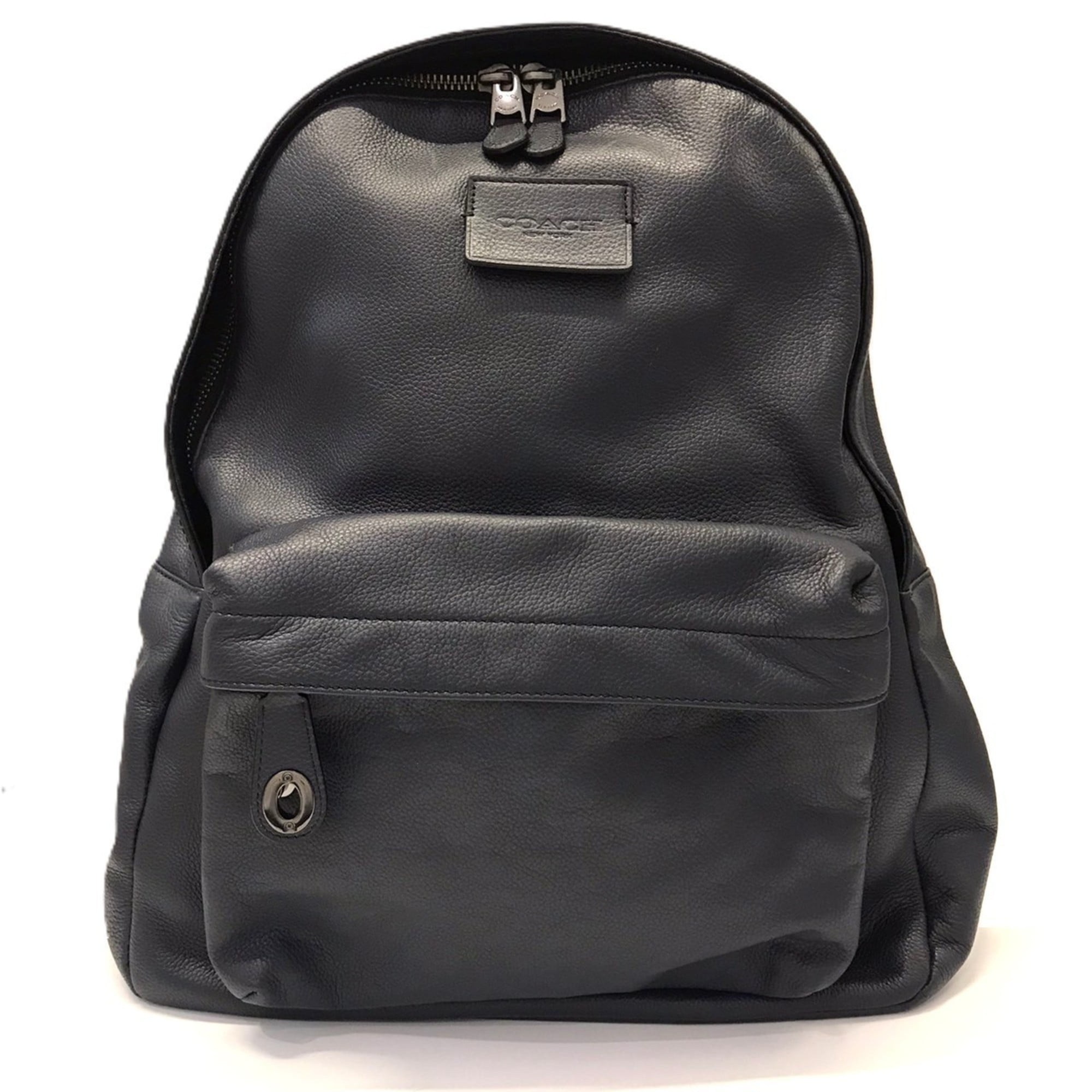 Pre-Owned Coach Men's Refined Pebble Leather Canvas Backpack, Navy, 71622  (Good) - Walmart.com