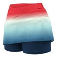 thumbnail image 4 of breaise Girls Sport Skirts High Waist Athletic Mini Skorts Kids Tie Dye A Line Pleated Tennis Golf Skirts, 4 of 6