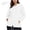 White, variant on Yuanlook Women's Comfort Loose Fit Hooded Rain Coat, Full Zip Breathable Daily Outdoor Jacket S-XXL,Tops
