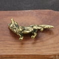 thumbnail image 6 of 1Pc Fox Figurine Tiny Brass Animal Figure Vintage Animal Sculpture for Home Office Car Dashboard Tea Table Decor, 6 of 10
