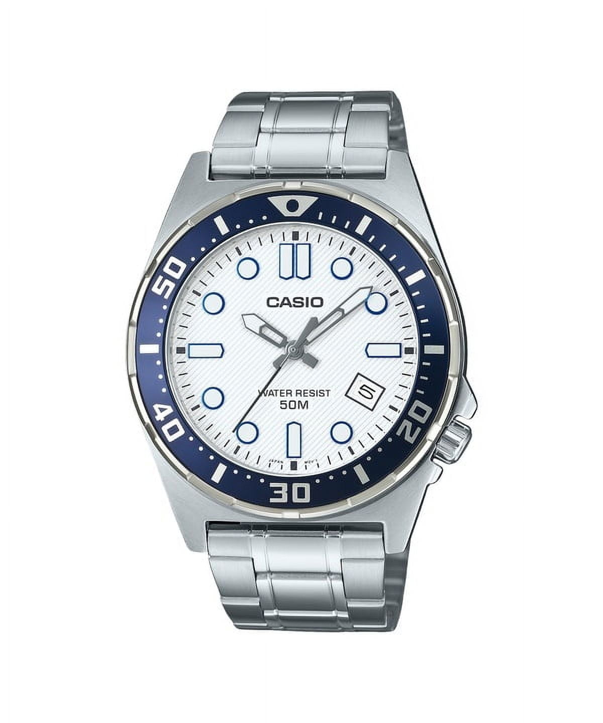 Casio Men's Standard Analog Quartz Watch with Moon Phase Casio Men's Standard Analog Quartz Watch with Moon Phase