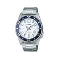 thumbnail image 1 of Casio Standard Analog Stainless Steel White Dial Quartz MTD-135D-7AV Men's Watch, 1 of 3