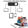 thumbnail image 4 of Housse de Webcam Compatible Ordinateur, Portable, Téléphone Intelligent, Protection de la Vie Privée (Lot de 6), 4 of 9