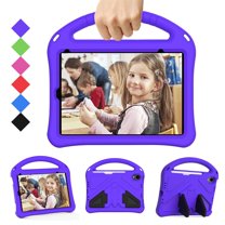 SaniMore Kids Case for iPad Mini 6th Generation (8.3 inch, 2021 Released) - Light Weight Shockproof Handle Friendly Convertible Stand Boys Girls Protective Cover for 8.3" iPad Mini 6 2021, Purple