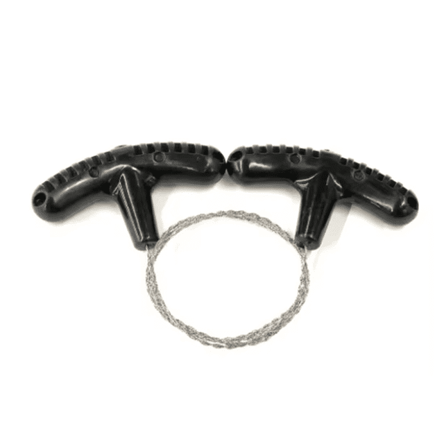 Scie à Chaîne de Survie Portable - Scie à Corde Manuelle en Acier Inoxydable pour Camping, Randonnée, Équipement d'Urgence Extérieur, 4 * Scie à Chaîne de Survie Portable