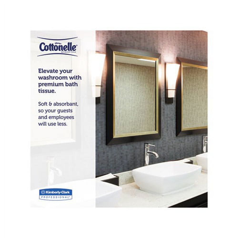 Kimberly-Clark Clean Care Bathroom Tissue Septic Safe, 1-Ply, White, 170 Sheets/Roll, 48 Rolls/Carton Paper