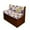 Pansy, variant on XYZCANDO Fire and Ice Wolf RV Dinette Cushions Comfortable Camper Accessories Washable Loveseat Sofa Chair Cover Furniture Protector Soft 2 Seat Sofa Cover for RV Camper Car Bench Red